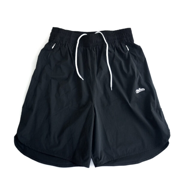 バスケットボールストレッチナイロンサイドスリットハーフパンツ バスパン