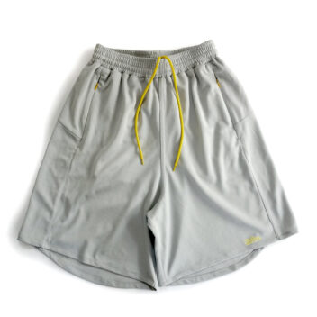バスケットボールクールドライプラクティスハーフパンツ バスパン ライトグレー